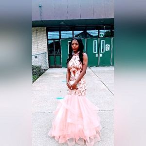 Rose Gold Prom dress